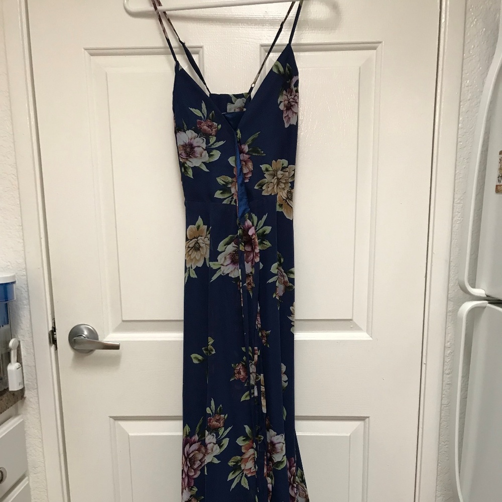 Lulus Floral Wrap Dress